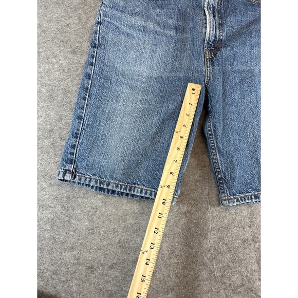 Vintage 90s Levis 505 Shorts Mens Size 36 Blue Denim Regular Fit Light Wash - Picture 3 of 6
